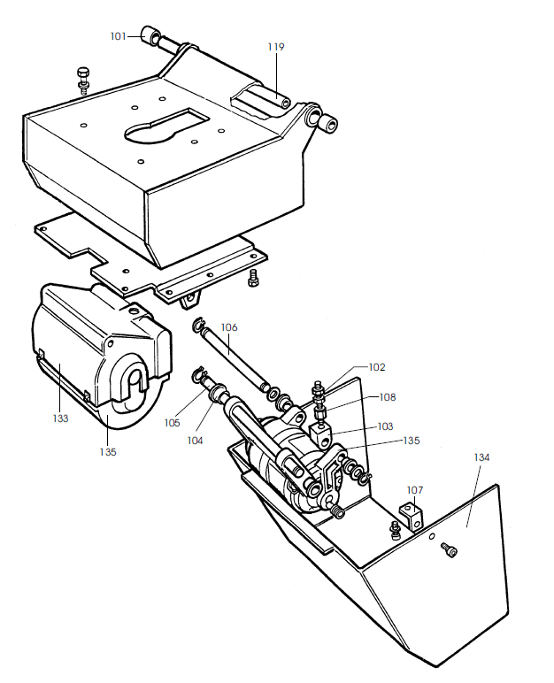 Parts Diagrams for Corghi ART Basic